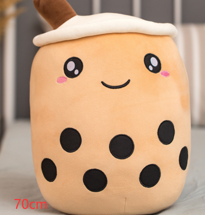 Tea Cup Toy Bubble Tea Pillow