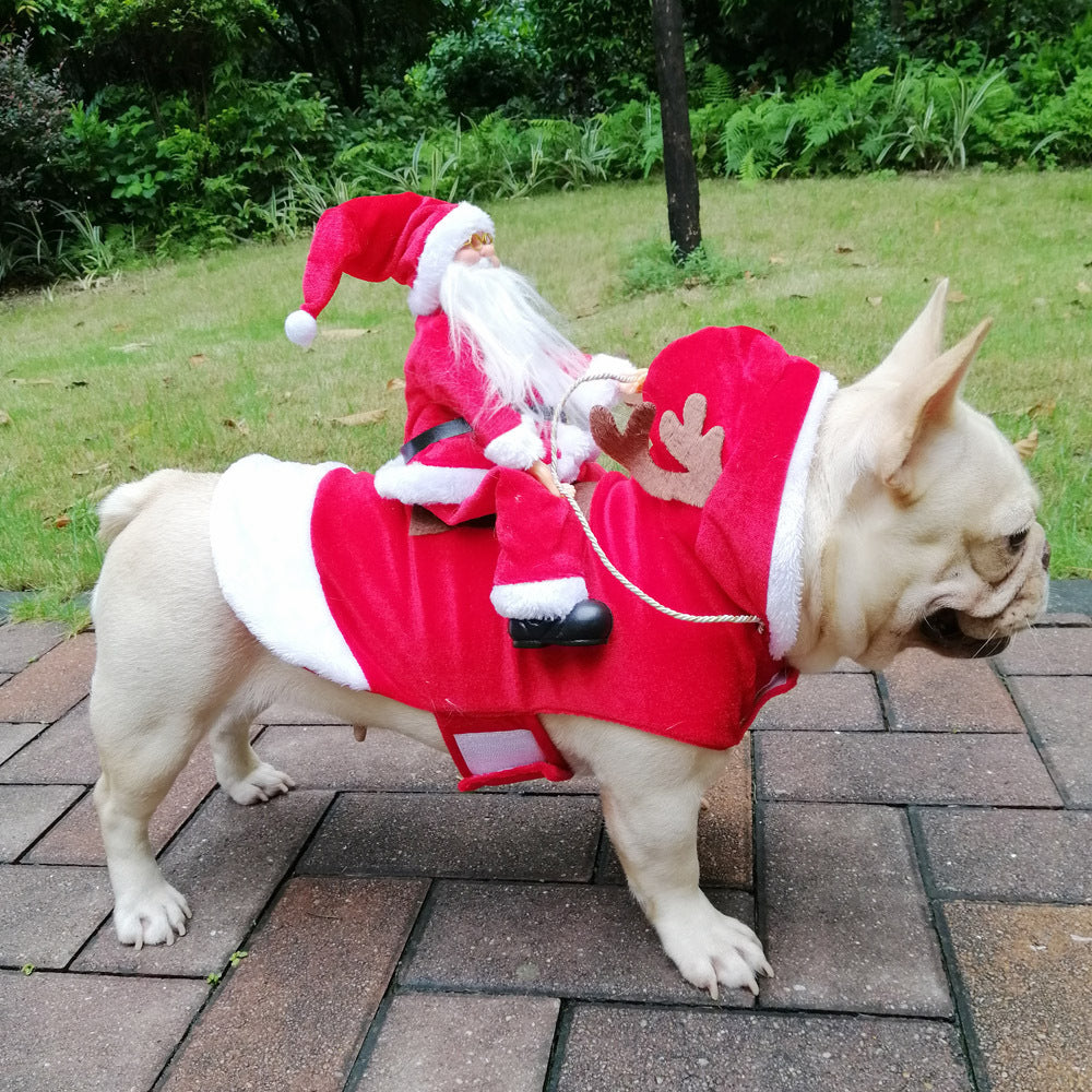 Dog Christmas Clothes Santa Claus