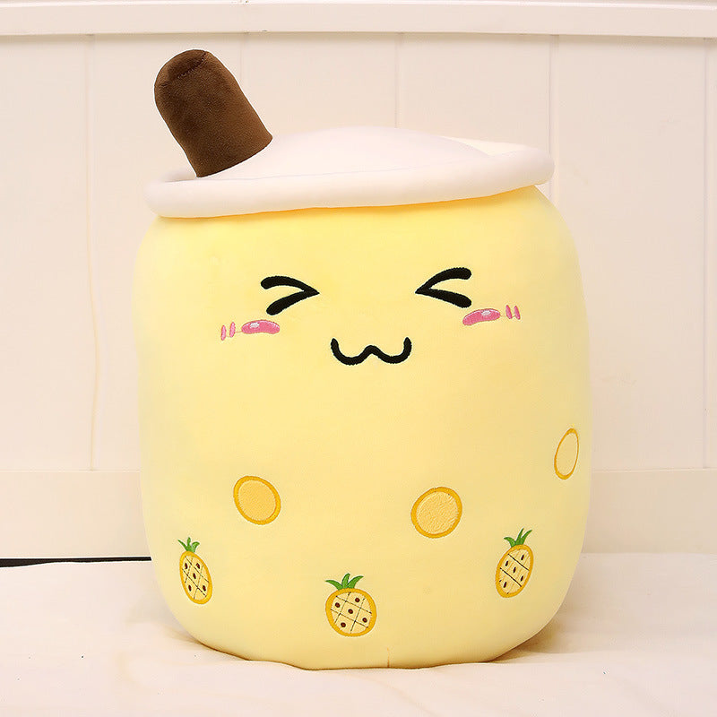 Tea Cup Toy Bubble Tea Pillow