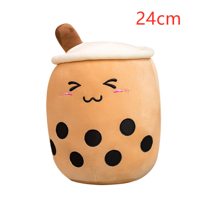 Tea Cup Toy Bubble Tea Pillow