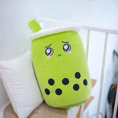 Tea Cup Toy Bubble Tea Pillow