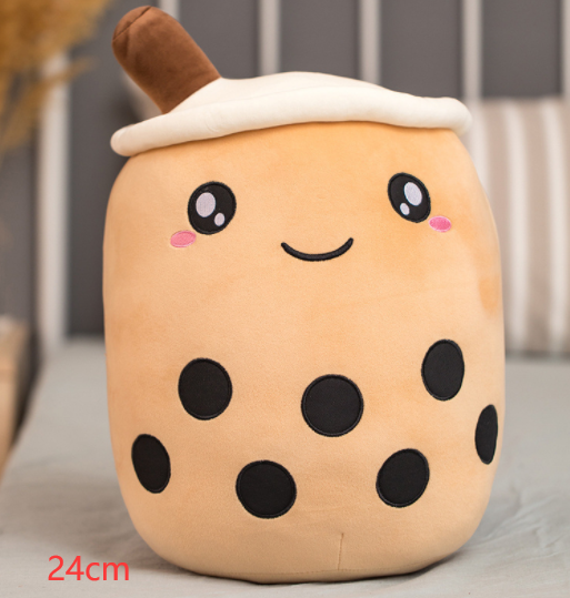 Tea Cup Toy Bubble Tea Pillow