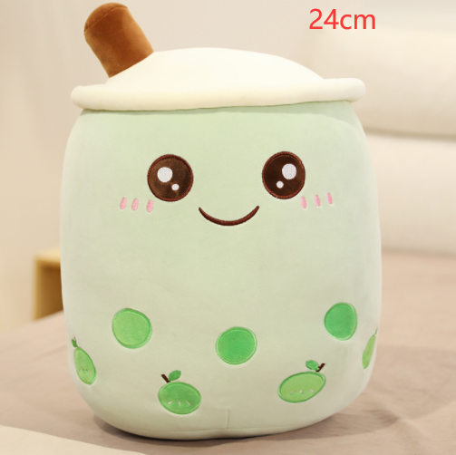 Tea Cup Toy Bubble Tea Pillow