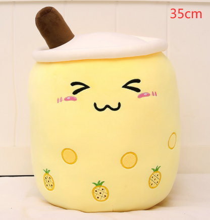 Tea Cup Toy Bubble Tea Pillow