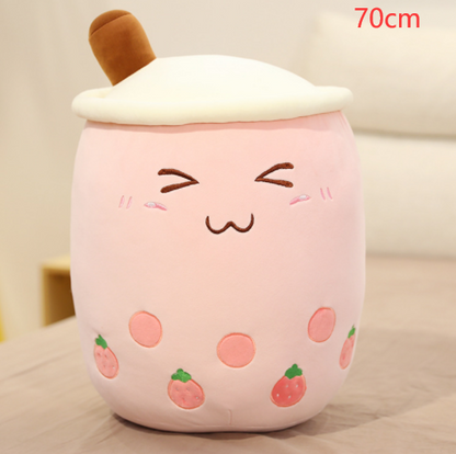 Tea Cup Toy Bubble Tea Pillow