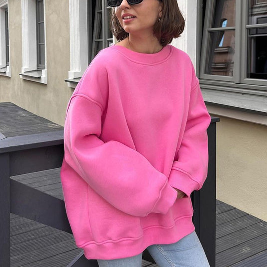 Solid Color Loose Sweater