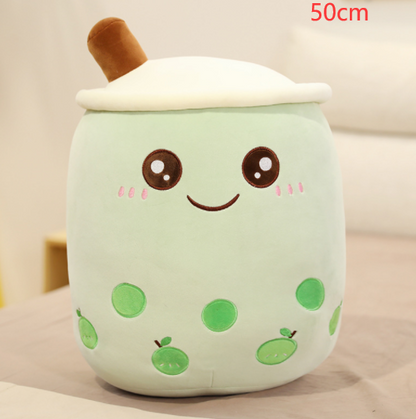 Tea Cup Toy Bubble Tea Pillow