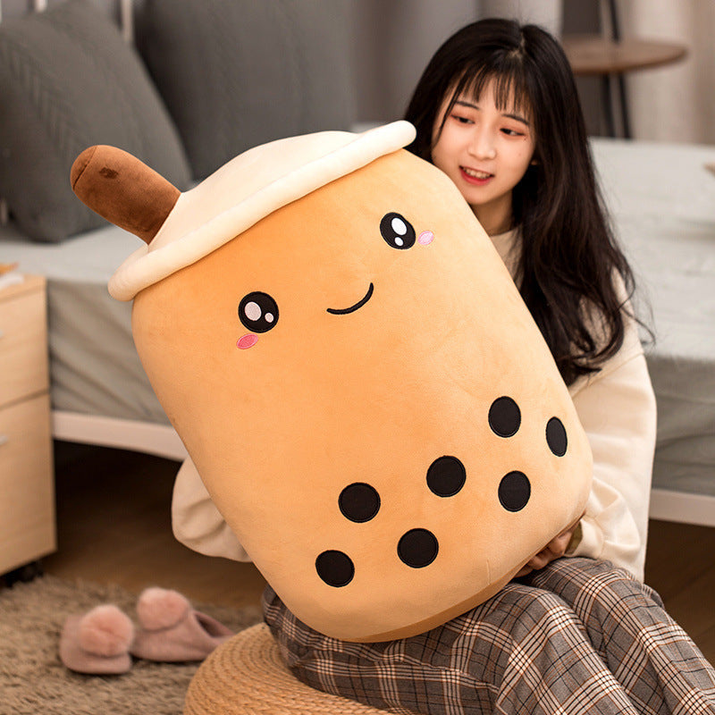 Tea Cup Toy Bubble Tea Pillow