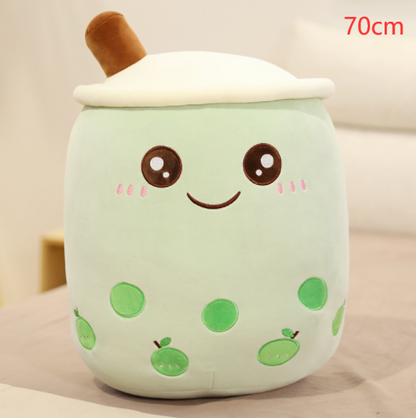 Tea Cup Toy Bubble Tea Pillow