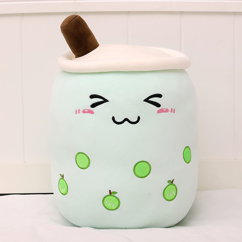 Tea Cup Toy Bubble Tea Pillow