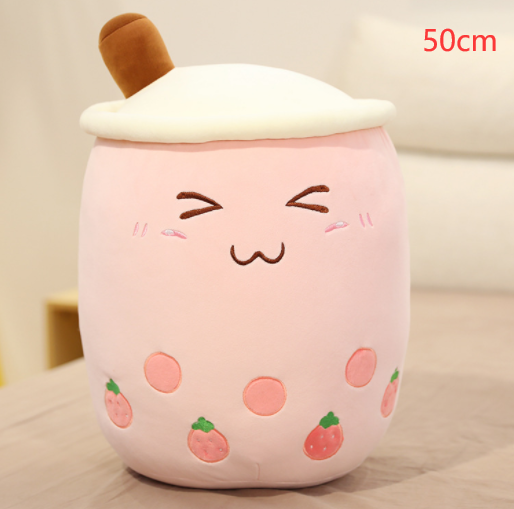 Tea Cup Toy Bubble Tea Pillow