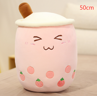 Tea Cup Toy Bubble Tea Pillow