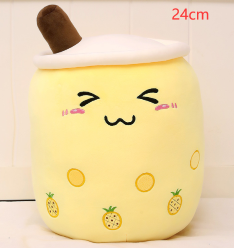 Tea Cup Toy Bubble Tea Pillow