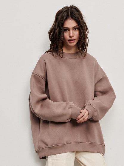 Solid Color Loose Sweater