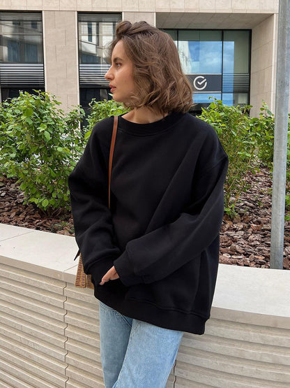 Solid Color Loose Sweater