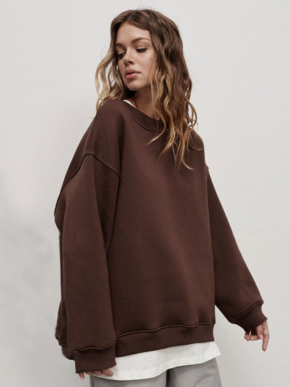 Solid Color Loose Sweater