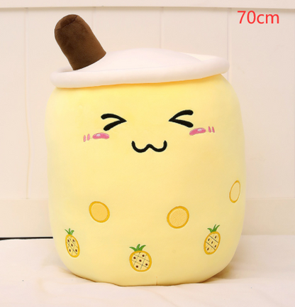 Tea Cup Toy Bubble Tea Pillow