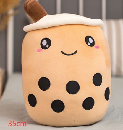 Tea Cup Toy Bubble Tea Pillow