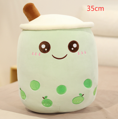 Tea Cup Toy Bubble Tea Pillow